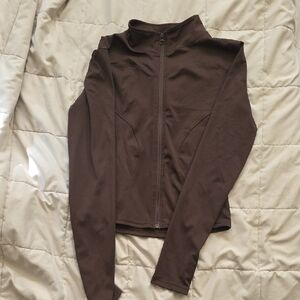 SHEIN Dark Brown Utility Jacket